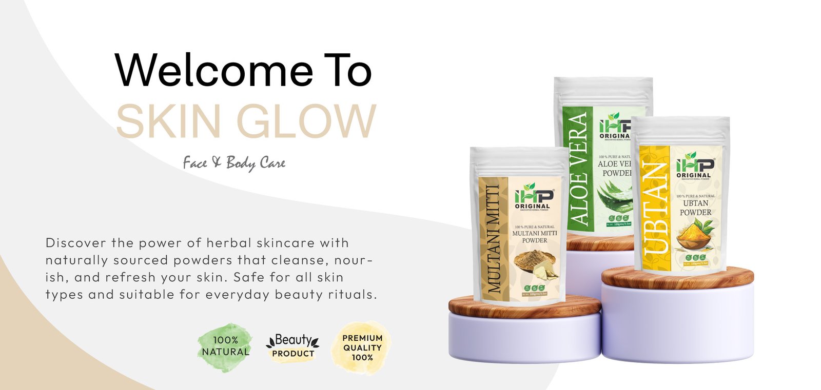 Home skin care home banner hero